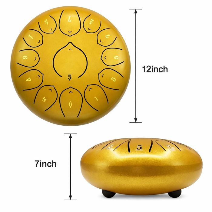 Ananda Tongue tobă cu limbi, 13 note - Lavă