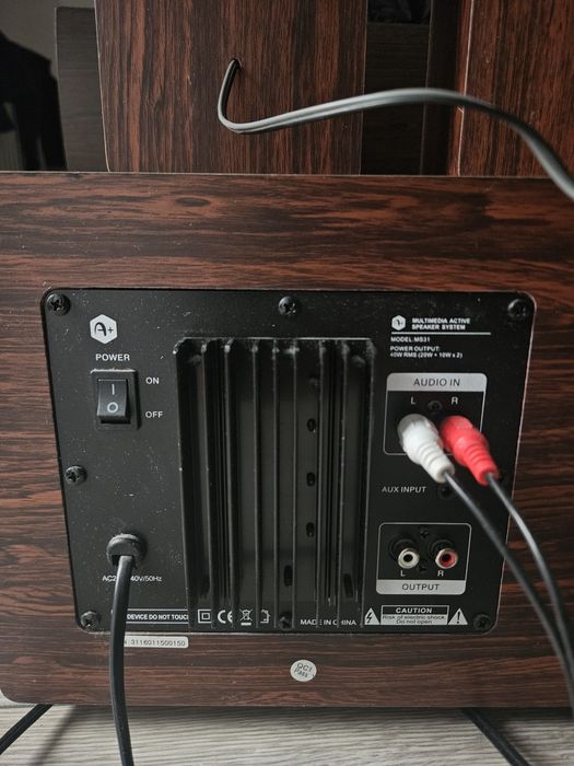 Boxe + subwoofer A+ 2.1 MS31, 40W