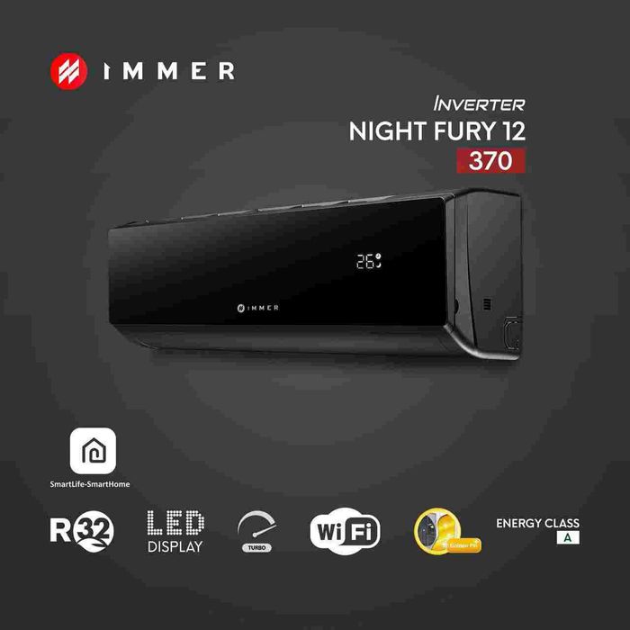 Кондиционер IMMER Night Fury INVERTER 12: 345 у.е. - Konditsionerlar Toshkent на Olx