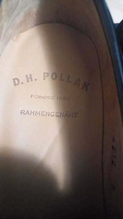 Pantofi din piele naturală DH POLLAK