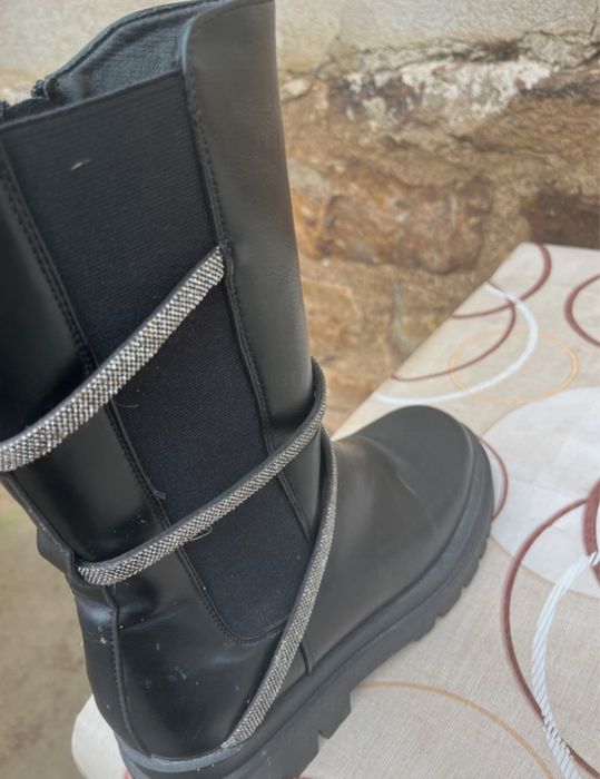 Cizme scurte dama Deedra negre-marimea 41