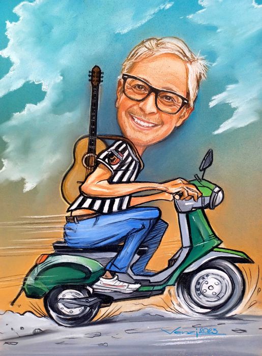 Ръчно рисувани карикатури по снимка