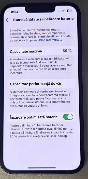 Telefon Apple iPhone 14     128Gb(AG35 B 35626) Garantie 2 ani !