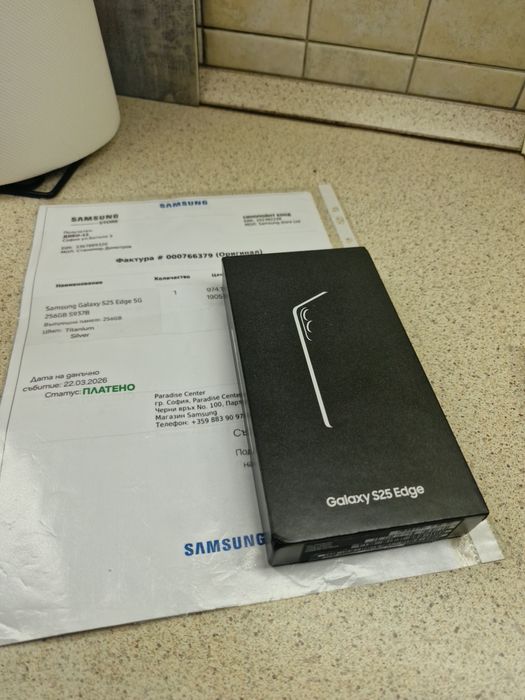Galaxy S25 EDGE  Чисто Нов!