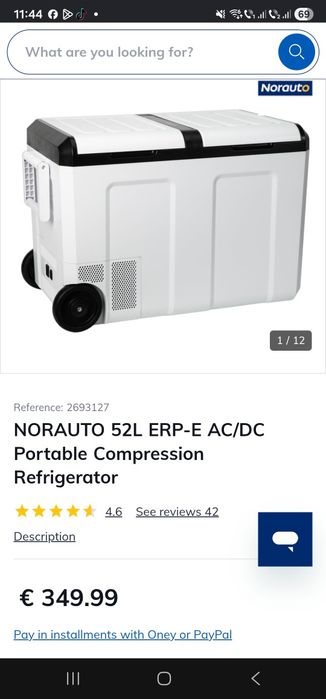 Frigider Norauto 52L 24v/12v