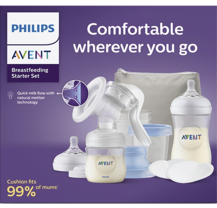 NOU Set cu pompa manuala san Philips-AVENT SCF430/16