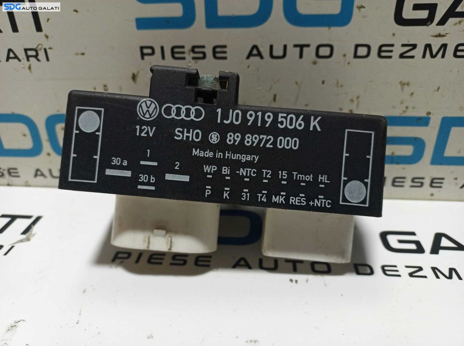 Releu Modul Calculator Termocupla Ventilator Electroventilator Volkswagen Bora 1998 - 2005 Cod 1J0919506K [X4018]