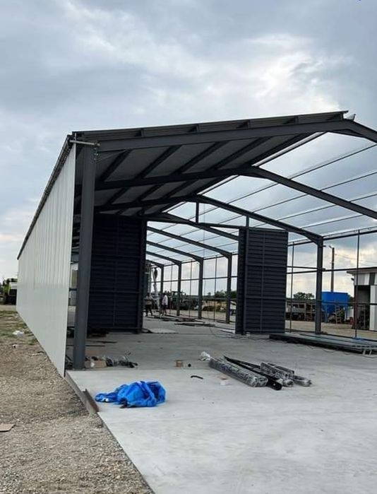 Vand si construiesc o gama larga de hale sau structuri metalice noi ne