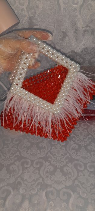 Сумки из бусин, ручная работа