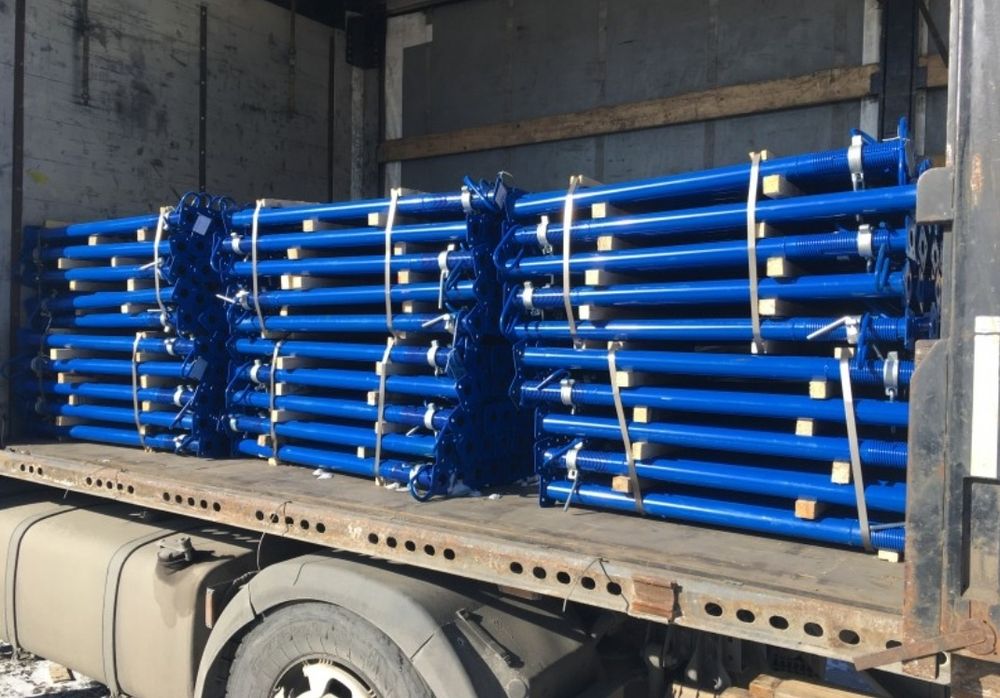 Домкрат телескопические стойки