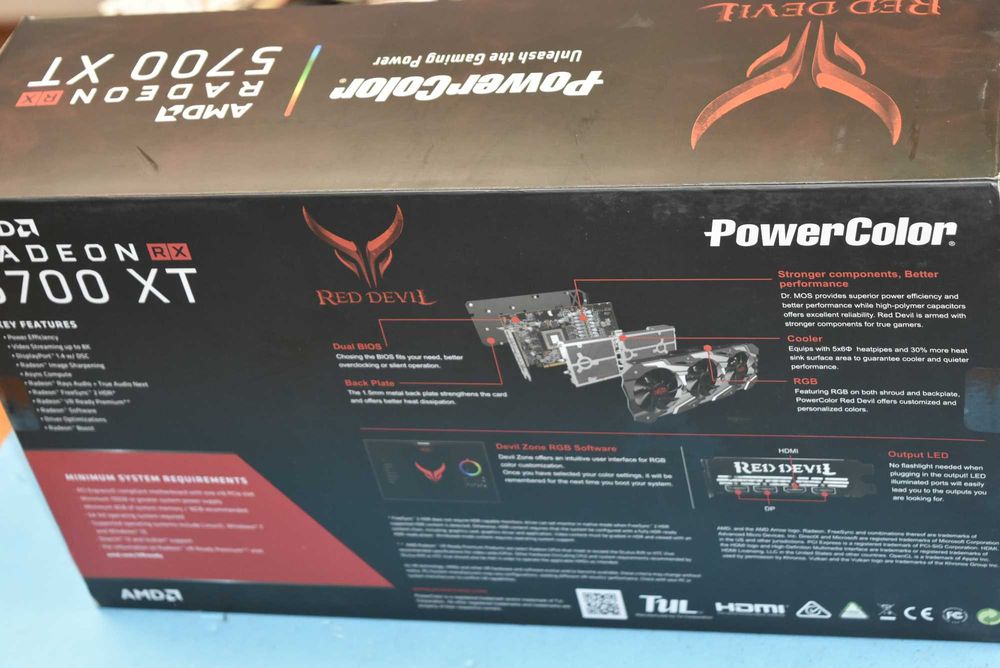 PowerColor Red Devil Radeon RX 5700 XT 8GB - в кутия