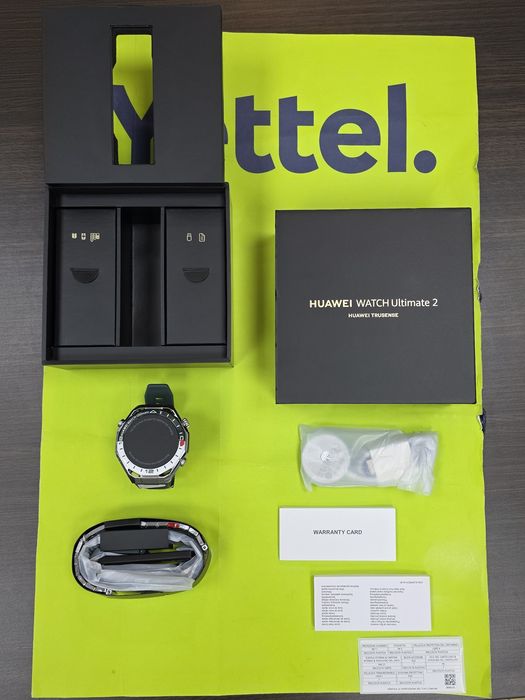 ***ЧИСТО НОВ 48mm Huawei watch ULTIMATE 2 Yettel Гаранция 3г. 2029 Green