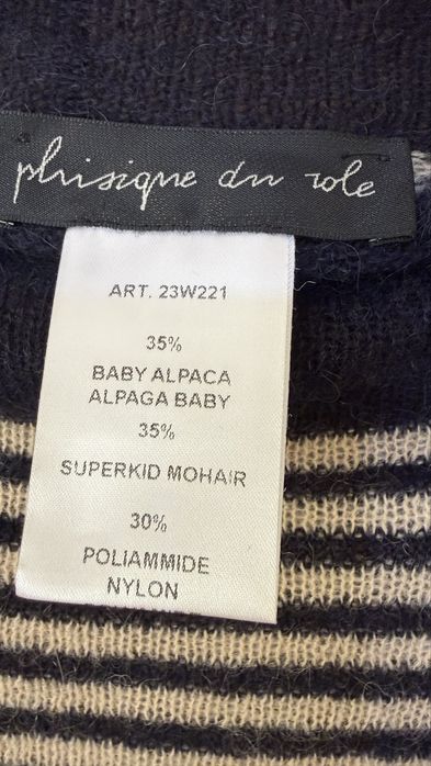 Пуловер Phisique du Role. 35% Baby Alpaca,35% Superkid Mohair.РазмерL
