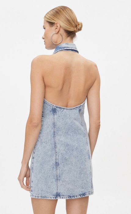 Деним рокля с гол гръб Tommy Hilfiger