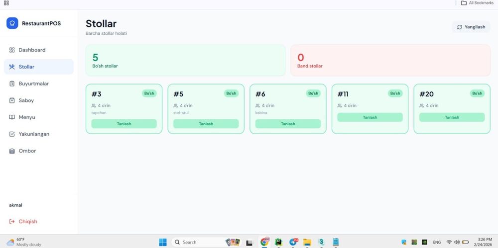 Pos Sistema monoblok