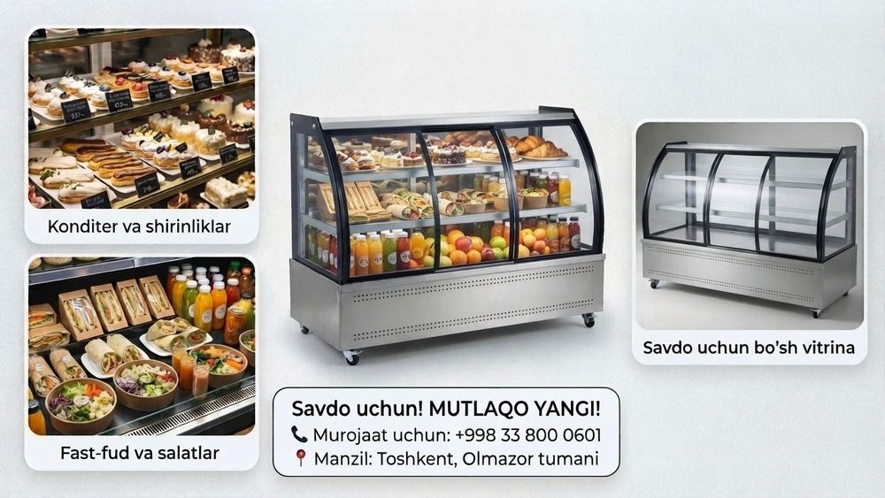 Professional Konditer va Savdo Vitrinasi