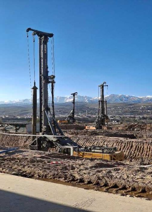 Роторная буровая свая, бурение свая, ДСМ, DSM, ИКСА свая