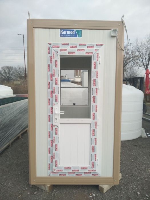 110х110 / 135х135 Охранителна кабина/Кабина за охрана/Панелен павилион