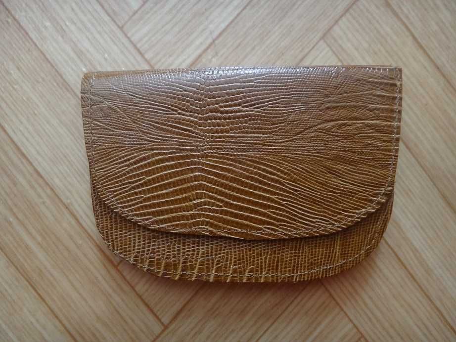 Антика - нов кожен портфейл, естествена кожа портмоне, соц, ретро