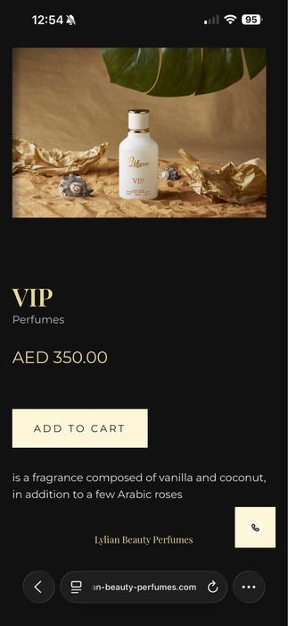 Арабские духи Lilyan