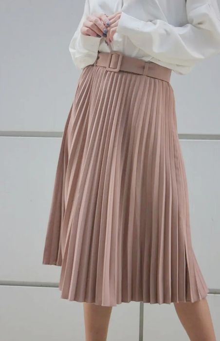 Юбка плиссированная.