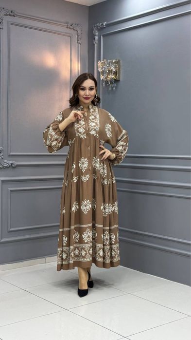 Платье из штапеля