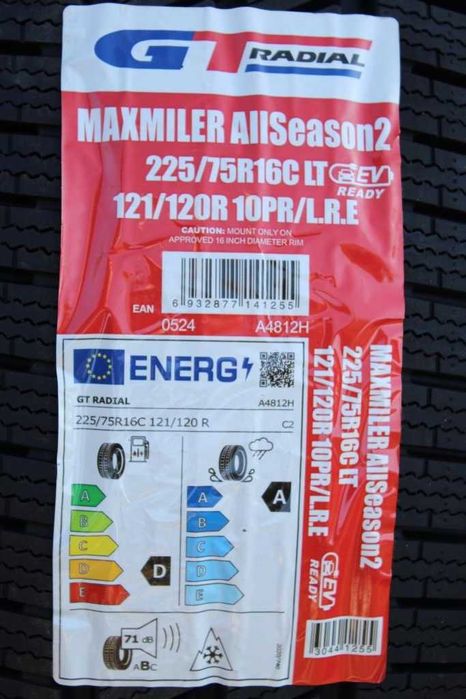 Anvelope noi 225/75R16C GT-Radial, All Season, DOT 2025