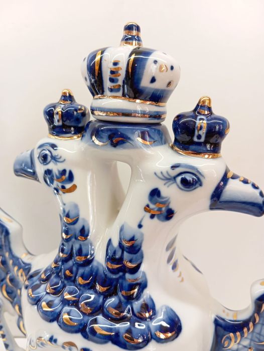 Ручки порцелан. Гжел.