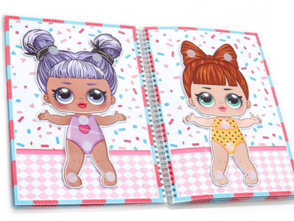 Детский альбом, игра на липучках ЛОЛ