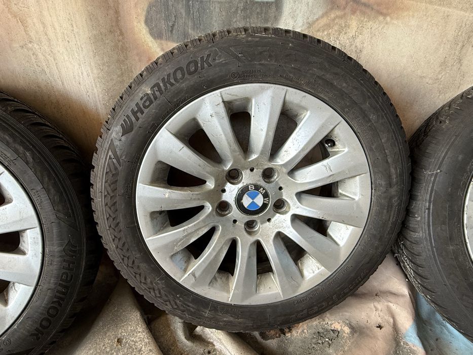 Jante Bmw Seria 1 3 5 cu anvelope iarna Hankook noi 205/55/16
