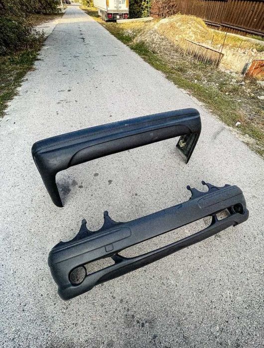 Передний бампер Mercedes W210 рестайлинг | стиль E55