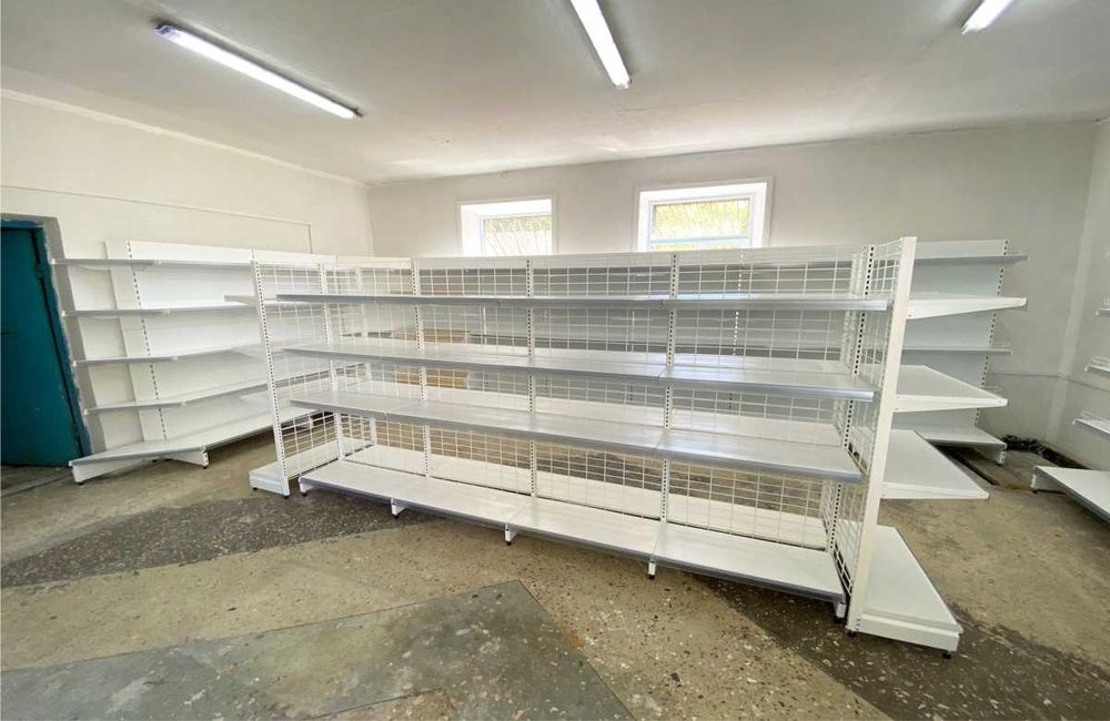 Металлический стеллаж сборный, торговые стеллажи, железная мебель asts