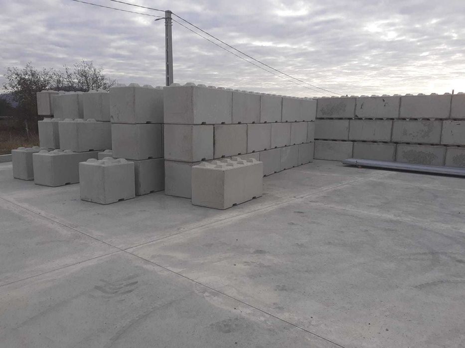 Blocuri din beton (lego), despartitoare, sustinere