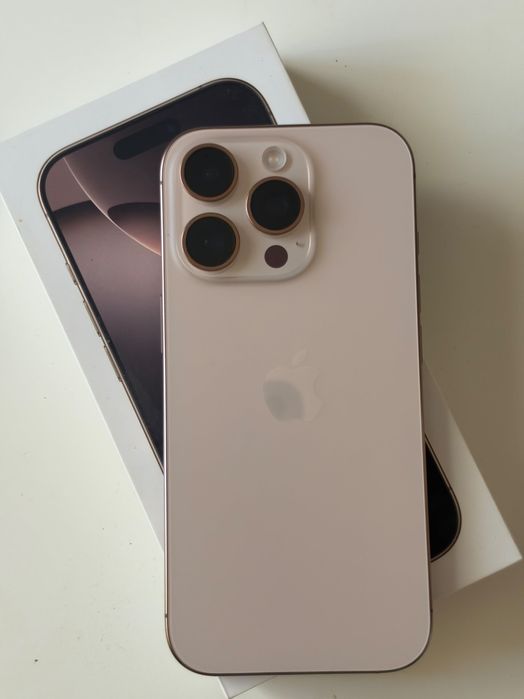 iPhone 16 Pro 126GB – Desert Titanium | Baterie 95% | Stare impecabilă