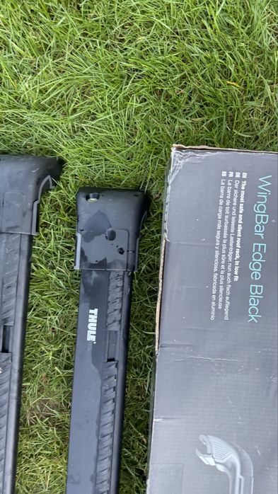 Bare transversale Thule Wingbar Edge Black pentru BMW 5-serie Touring F21 su X5 F15 + Snowpack