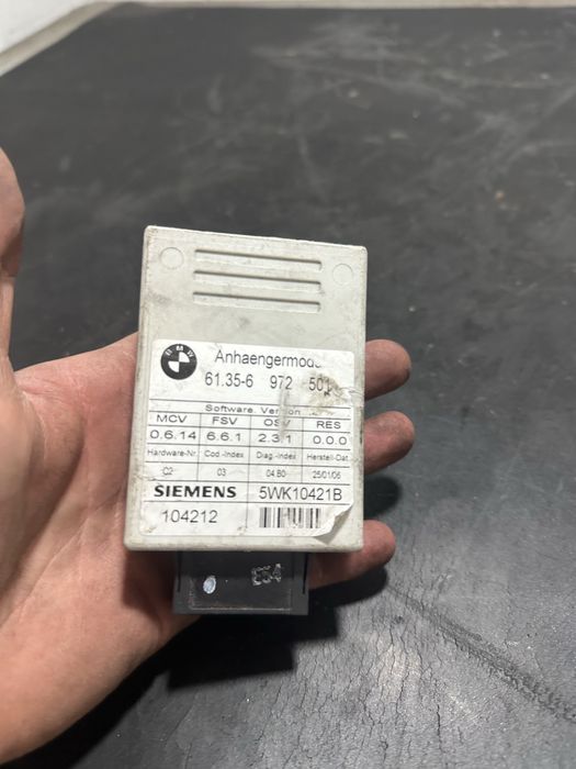 Modul calculator carlig BMW Seria 5 E60 E61 | 6972501 E90 E91