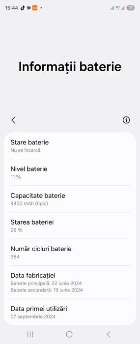 Vand Samsung Fold 6 256 GB 12 RAM
