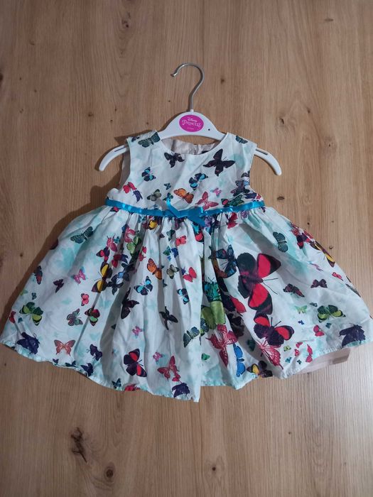 Луксозни маркови детски - бебешки рокли 6-9м. 74см.