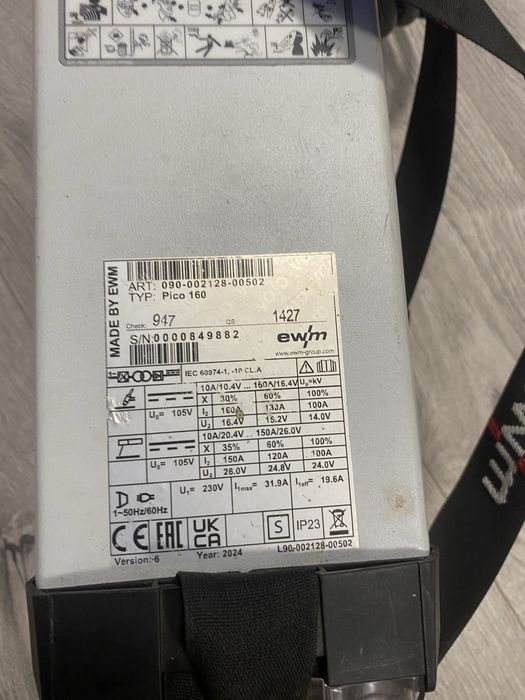 Vand aparat de sudura EWM PICO 160