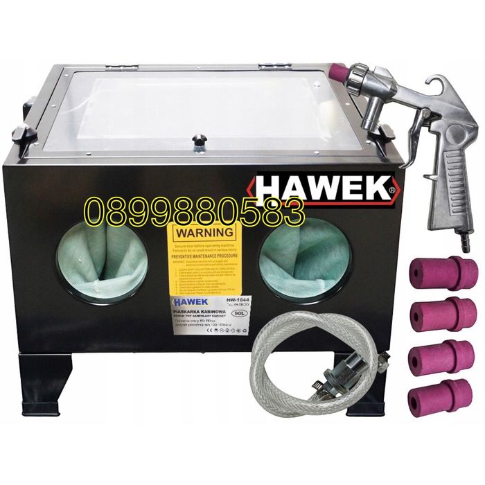 Пясъкоструйка тип кабина 90л Hawek