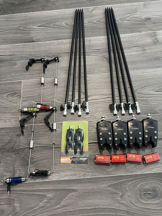 SET 4 Senzori SAIMINO + 4 Swingeri Color + 8 tije + 4 baterii + 4 Cape