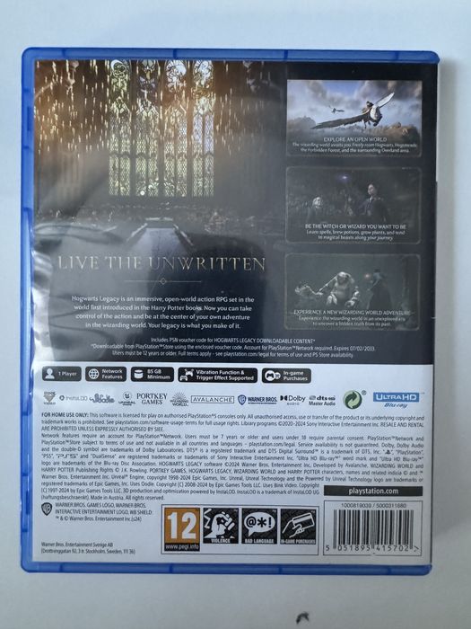 Диск игра для ps5 hogwarts legacy хогвартс