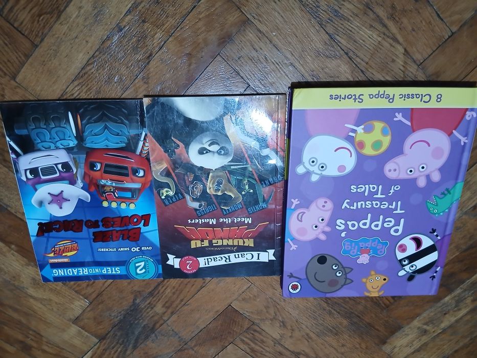 Carti engleza Peppa, Blaze, KungFu Panda