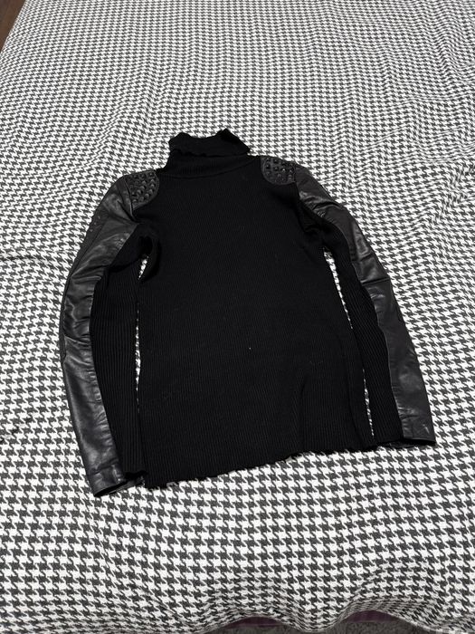 Кожанная водолазка