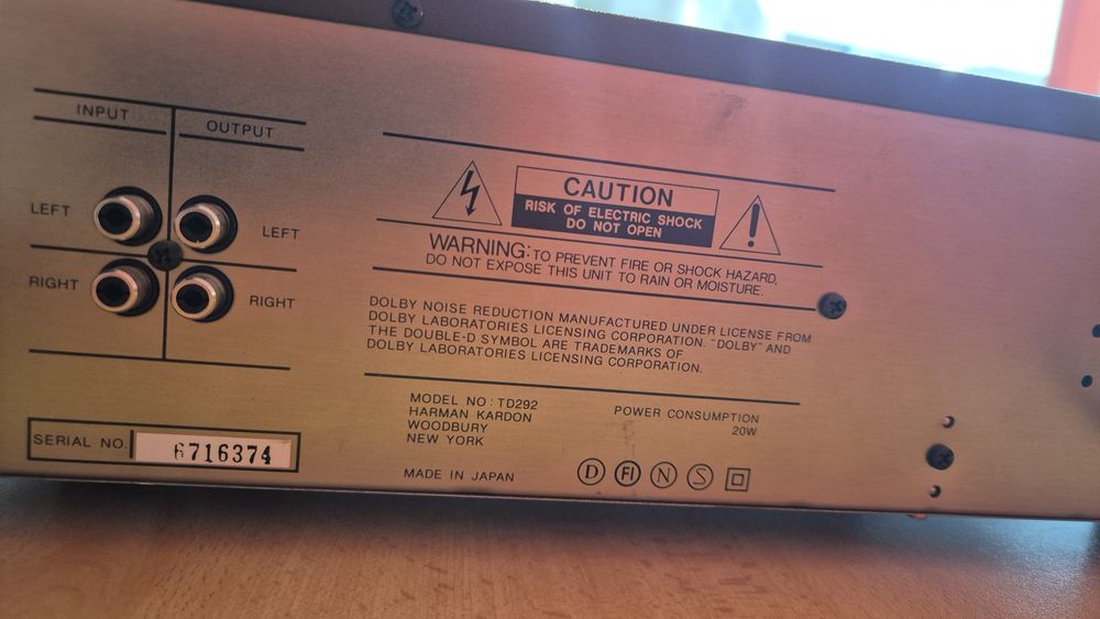 Касетен дек Harman Kardon