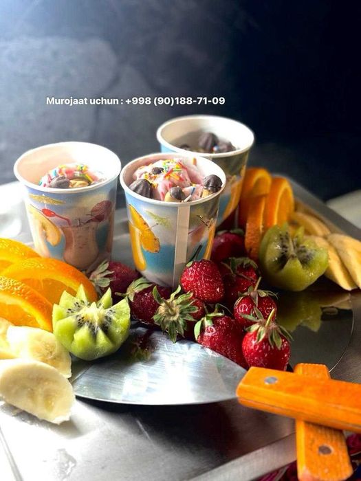 Мини аппарат для жаренной мороженого