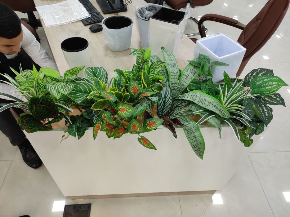 Искусственные растения для кашпо