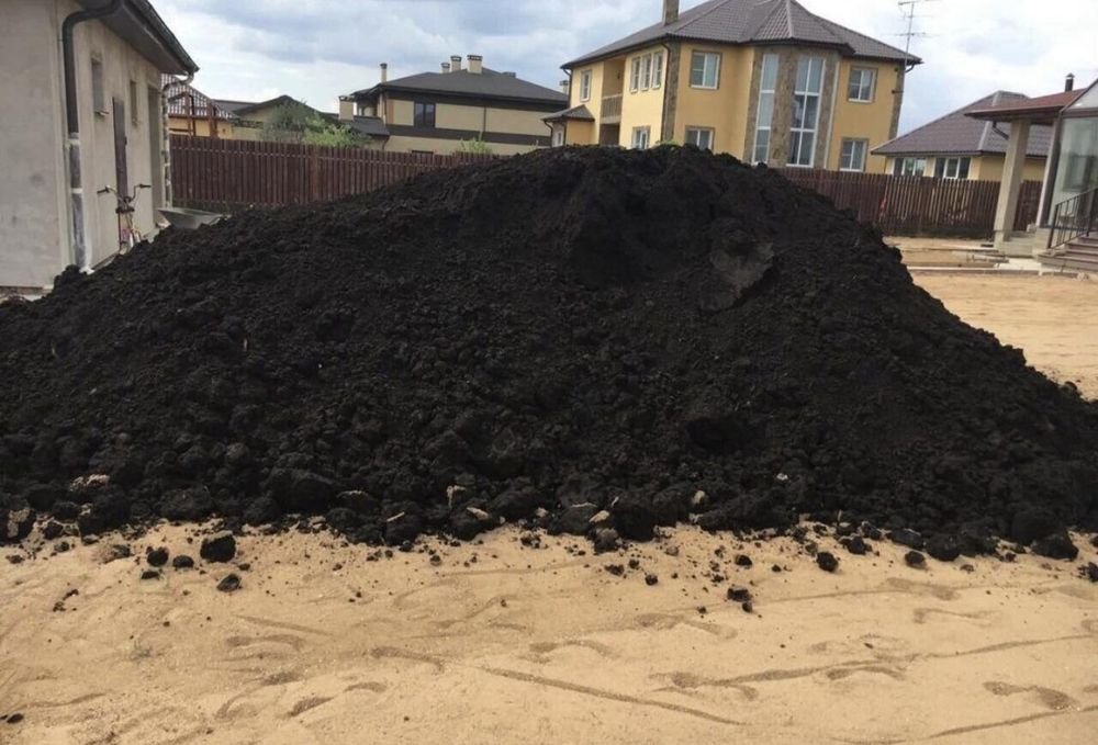 Перегной Чернозём самосвалами