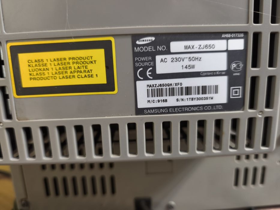 Samsung MAX-ZJ650 . Без колонок