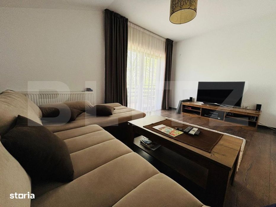 Apartament 2 camere, 48 mp, balcon panoramic, parcare inclusa, zona No